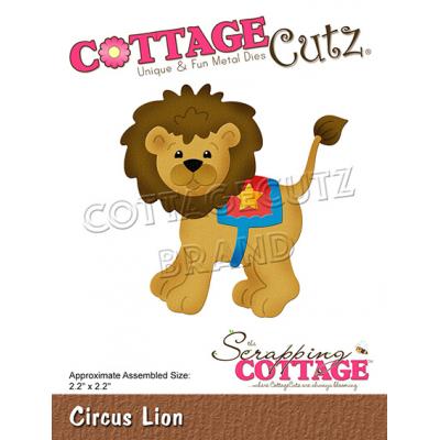 CottageCutz Scrapping Cottage Balancing - Circus Lion